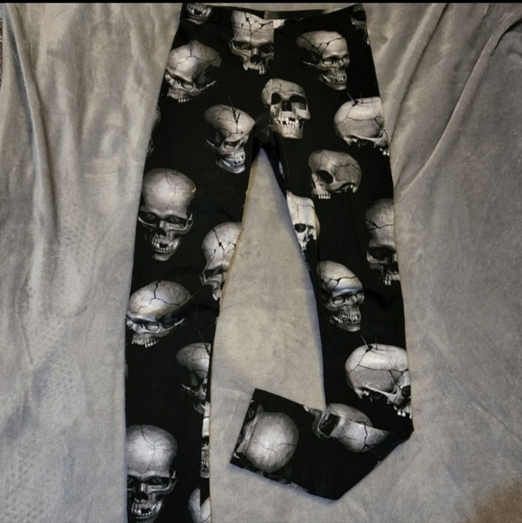 Killstar Pants - Killstar skull leggins